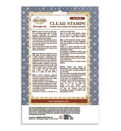 WTK244 - Stamperia - Stamperia tampons transparents 14x18 cm – Silent Night - Clear Stamps - Detail 1 WTK244 - Stamperia - Stamperia tampons transparents 14x18 cm – Silent Night - Clear Stamps - Detail 1