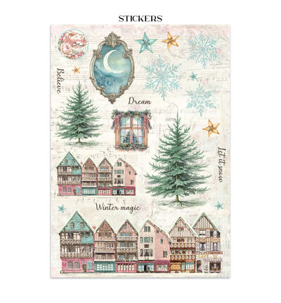 SBJK25 - Stamperia - Stamperia junk journal stickers et découpes – Winter Magic - Journals & Sets - Detail 2 SBJK25 - Stamperia - Stamperia junk journal stickers et découpes – Winter Magic - Journals & Sets - Detail 2