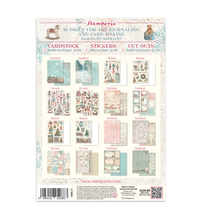SBJK25 - Stamperia - Stamperia junk journal stickers et découpes – Winter Magic - Journals & Sets - Detail 18 SBJK25 - Stamperia - Stamperia junk journal stickers et découpes – Winter Magic - Journals & Sets - Detail 18