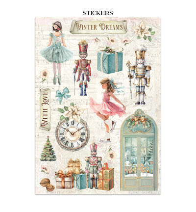 SBJK25 - Stamperia - Stamperia junk journal stickers et découpes – Winter Magic - Journals & Sets - Detail 26 SBJK25 - Stamperia - Stamperia junk journal stickers et découpes – Winter Magic - Journals & Sets - Detail 26