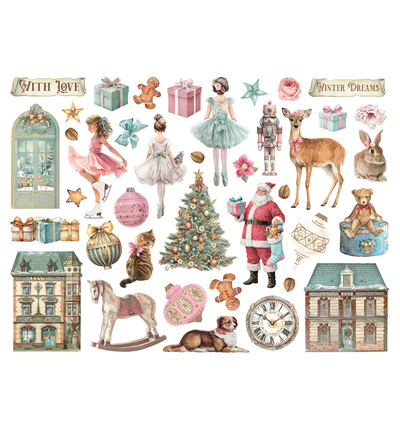 DFLDC138 - Stamperia - Stamperia Die-Cuts – Winter Magic - Ephemera & Die Cut - Detail 1 DFLDC138 - Stamperia - Stamperia Die-Cuts – Winter Magic - Ephemera & Die Cut - Detail 1