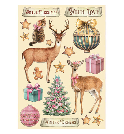 KLSP203 - Stamperia - Stamperia formes en bois A5 – Winter Magic - Decorative Shapes - Detail 1 KLSP203 - Stamperia - Stamperia formes en bois A5 – Winter Magic - Decorative Shapes - Detail 1
