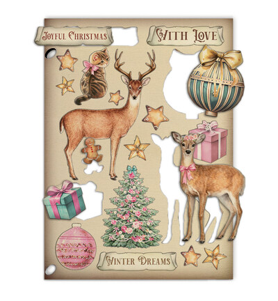 KLSP203 - Stamperia - Stamperia formes en bois A5 – Winter Magic - Decorative Shapes - Detail 2 KLSP203 - Stamperia - Stamperia formes en bois A5 – Winter Magic - Decorative Shapes - Detail 2