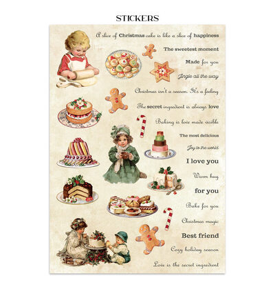SBJK23 - Stamperia - Stamperia junk journal stickers et découpes – Classic Christmas - Journals & Sets - Detail 3 SBJK23 - Stamperia - Stamperia junk journal stickers et découpes – Classic Christmas - Journals & Sets - Detail 3