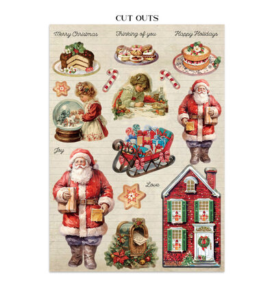 SBJK23 - Stamperia - Stamperia junk journal stickers et découpes – Classic Christmas - Journals & Sets - Detail 11 SBJK23 - Stamperia - Stamperia junk journal stickers et découpes – Classic Christmas - Journals & Sets - Detail 11