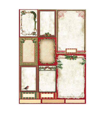 SBJK23 - Stamperia - Stamperia junk journal stickers et découpes – Classic Christmas - Journals & Sets - Detail 18 SBJK23 - Stamperia - Stamperia junk journal stickers et découpes – Classic Christmas - Journals & Sets - Detail 18
