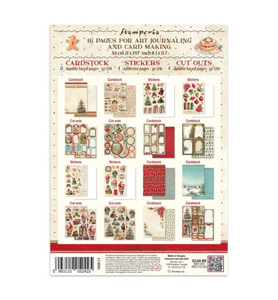 SBJK23 - Stamperia - Stamperia junk journal stickers et découpes – Classic Christmas - Journals & Sets - Detail 20 SBJK23 - Stamperia - Stamperia junk journal stickers et découpes – Classic Christmas - Journals & Sets - Detail 20