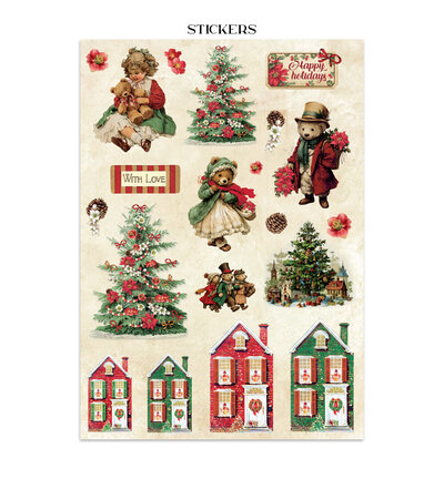 SBJK23 - Stamperia - Stamperia junk journal stickers et découpes – Classic Christmas - Journals & Sets - Detail 28 SBJK23 - Stamperia - Stamperia junk journal stickers et découpes – Classic Christmas - Journals & Sets - Detail 28