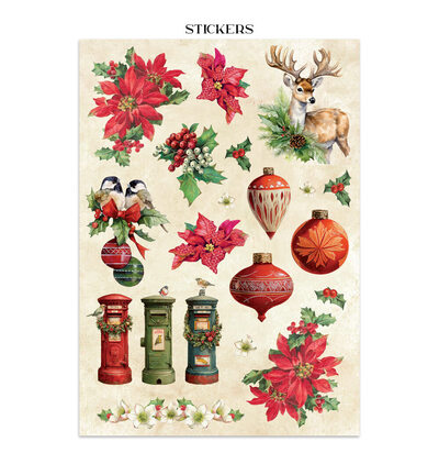 SBJK23 - Stamperia - Stamperia junk journal stickers et découpes – Classic Christmas - Journals & Sets - Detail 29 SBJK23 - Stamperia - Stamperia junk journal stickers et découpes – Classic Christmas - Journals & Sets - Detail 29