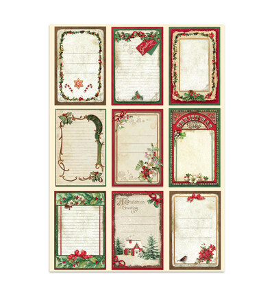 SBJK23 - Stamperia - Stamperia junk journal stickers et découpes – Classic Christmas - Journals & Sets - Detail 33 SBJK23 - Stamperia - Stamperia junk journal stickers et découpes – Classic Christmas - Journals & Sets - Detail 33