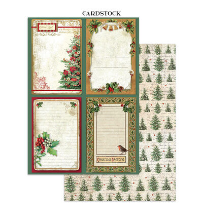 SBJK23 - Stamperia - Stamperia junk journal stickers et découpes – Classic Christmas - Journals & Sets - Detail 35 SBJK23 - Stamperia - Stamperia junk journal stickers et découpes – Classic Christmas - Journals & Sets - Detail 35