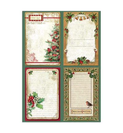 SBJK23 - Stamperia - Stamperia junk journal stickers et découpes – Classic Christmas - Journals & Sets - Detail 36 SBJK23 - Stamperia - Stamperia junk journal stickers et découpes – Classic Christmas - Journals & Sets - Detail 36
