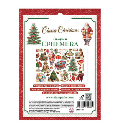 DFLCT85 - Stamperia - Stamperia éphéméra – Classic Christmas - Ephemera & Die Cut - Detail 2 DFLCT85 - Stamperia - Stamperia éphéméra – Classic Christmas - Ephemera & Die Cut - Detail 2