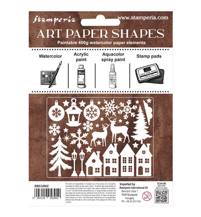 SBCU002 - Stamperia - Stamperia formes papier laser cut – Christmas Embellishments Christmas - Decorative Shapes - Detail 3 SBCU002 - Stamperia - Stamperia formes papier laser cut – Christmas Embellishments Christmas - Decorative Shapes - Detail 3