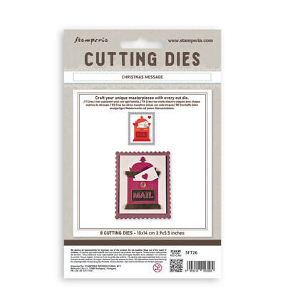 SFT26 - Stamperia - Stamperia matrices de découpe A6 – message de Noël - Cutting Dies - Detail 2 SFT26 - Stamperia - Stamperia matrices de découpe A6 – message de Noël - Cutting Dies - Detail 2