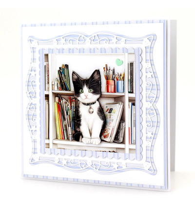 11-DCD7002 - Katy Sue Designs - Crafty Kittens Topper pré-découpé & collection découpage - Die Cut Topper & Decoupage - Detail 1 11-DCD7002 - Katy Sue Designs - Crafty Kittens Topper pré-découpé & collection découpage - Die Cut Topper & Decoupage - Detail 1