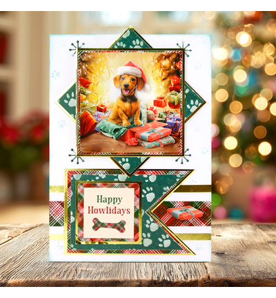 11-DCD7003 - Katy Sue Designs - Santa Paws Topper pré-découpé & collection découpage - Die Cut Topper & Decoupage - Detail 1 11-DCD7003 - Katy Sue Designs - Santa Paws Topper pré-découpé & collection découpage - Die Cut Topper & Decoupage - Detail 1