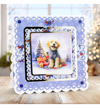 11-DCD7003 - Katy Sue Designs - Santa Paws Topper pré-découpé & collection découpage - Die Cut Topper & Decoupage - Detail 2 11-DCD7003 - Katy Sue Designs - Santa Paws Topper pré-découpé & collection découpage - Die Cut Topper & Decoupage - Detail 2