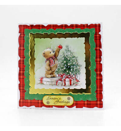 11-DCDTBC12 - Katy Sue Designs - Teddy Bear Christmas Die Cut and Decoupage Collection - 3D Die Cut Decoupage - Detail 5