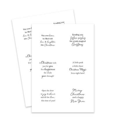 17-10111CWD - Katy Sue Designs - Christmas Windows and Doors - Card Making - Card Making Kits - Detail 5