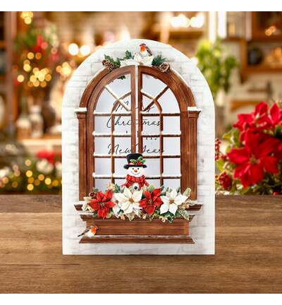 17-10111CWD - Katy Sue Designs - Christmas Windows and Doors - Card Making - Card Making Kits - Detail 6