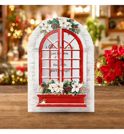 17-10111CWD - Katy Sue Designs - Christmas Windows and Doors - Card Making - Card Making Kits - Detail 8
