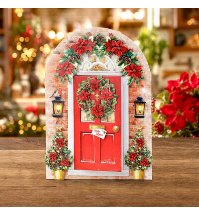 17-10111CWD - Katy Sue Designs - Christmas Windows and Doors - Card Making - Card Making Kits - Detail 9