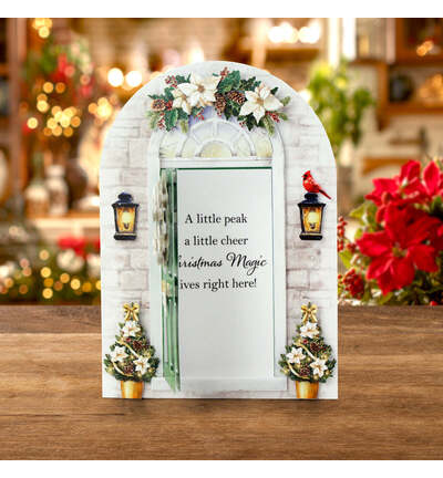 17-10111CWD - Katy Sue Designs - Christmas Windows and Doors - Card Making - Card Making Kits - Detail 10
