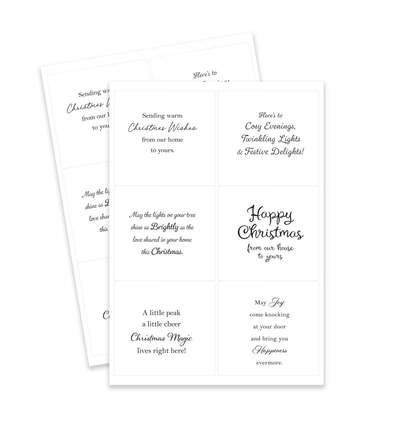 06-10043HOU - Katy Sue Designs - From Our House To Yours at Christmas Peelables - Peelable Verses - Detail 7