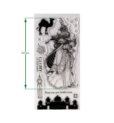 07-0004-PI - Pink Ink Designs - Aurelius - Christmas King - DL Stamp Sets - Detail 1