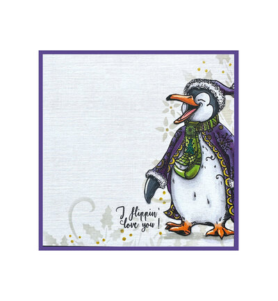 07-0008-PI - Pink Ink Designs - Flippin' Awesome Penguin - DL Stamp Sets - Detail 7