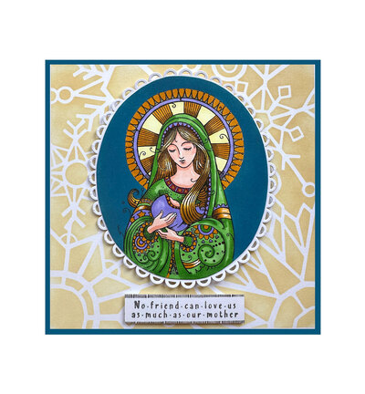 07-0011-PI - Pink Ink Designs - Quiet Grace - Christmas Mother Mary - DL Stamp Sets - Detail 4 07-0011-PI - Pink Ink Designs - Quiet Grace - Christmas Mother Mary - DL Stamp Sets - Detail 4