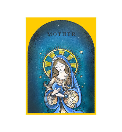 07-0011-PI - Pink Ink Designs - Quiet Grace - Christmas Mother Mary - DL Stamp Sets - Detail 5 07-0011-PI - Pink Ink Designs - Quiet Grace - Christmas Mother Mary - DL Stamp Sets - Detail 5