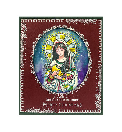 07-0011-PI - Pink Ink Designs - Quiet Grace - Christmas Mother Mary - DL Stamp Sets - Detail 7 07-0011-PI - Pink Ink Designs - Quiet Grace - Christmas Mother Mary - DL Stamp Sets - Detail 7