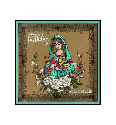 07-0011-PI - Pink Ink Designs - Quiet Grace - Christmas Mother Mary - DL Stamp Sets - Detail 8 07-0011-PI - Pink Ink Designs - Quiet Grace - Christmas Mother Mary - DL Stamp Sets - Detail 8