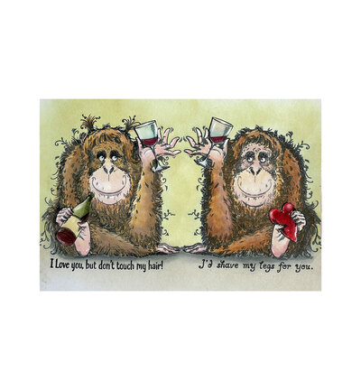 07-0017-PI - Pink Ink Designs - Orangutangle Orangutan - DL Stamp Sets - Detail 5