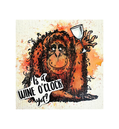 07-0017-PI - Pink Ink Designs - Orangutangle Orangutan - DL Stamp Sets - Detail 6