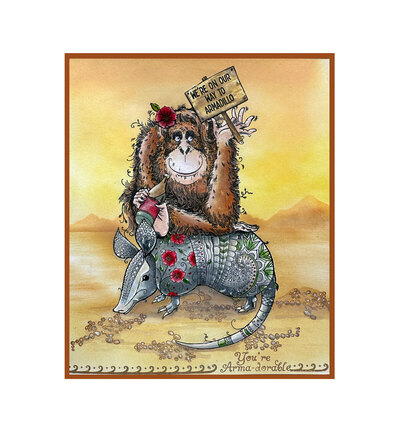 07-0017-PI - Pink Ink Designs - Orangutangle Orangutan - DL Stamp Sets - Detail 8