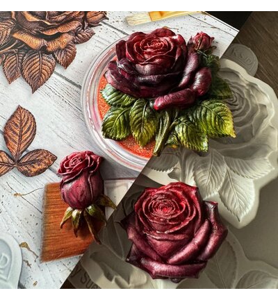 CE0171-CS - Cosmic Shimmer - Sculpted Roses - Silicone Mould - Detail 1 CE0171-CS - Cosmic Shimmer - Sculpted Roses - Silicone Mould - Detail 1