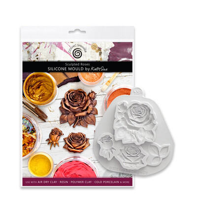 CE0171-CS - Cosmic Shimmer - Sculpted Roses - Silicone Mould - Detail 2 CE0171-CS - Cosmic Shimmer - Sculpted Roses - Silicone Mould - Detail 2