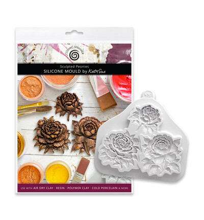 CE0172-CS - Cosmic Shimmer - Sculpted Peonies - Silicone Mould - Detail 2 CE0172-CS - Cosmic Shimmer - Sculpted Peonies - Silicone Mould - Detail 2