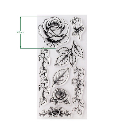 07-9001-CS - Cosmic Shimmer - Rambling Roses - Clear Stamps - Detail 1 07-9001-CS - Cosmic Shimmer - Rambling Roses - Clear Stamps - Detail 1