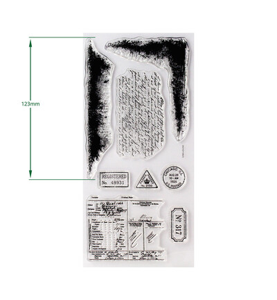 07-9003-CS - Cosmic Shimmer - Past & Postal - Clear Stamps - Detail 1 07-9003-CS - Cosmic Shimmer - Past & Postal - Clear Stamps - Detail 1