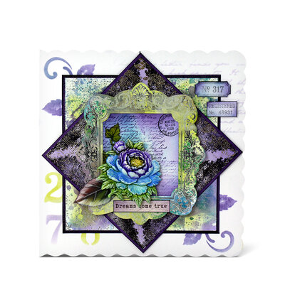 08-9003-CS - Cosmic Shimmer - Heritage Rose Stencil - Mixed Media Stencils - Detail 1 08-9003-CS - Cosmic Shimmer - Heritage Rose Stencil - Mixed Media Stencils - Detail 1