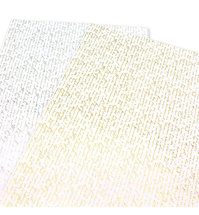 03-10080GGF - Cosmic Shimmer - Gilded to Grunge Damask & Script - Foiled Cardstock - Detail 3 03-10080GGF - Cosmic Shimmer - Gilded to Grunge Damask & Script - Foiled Cardstock - Detail 3