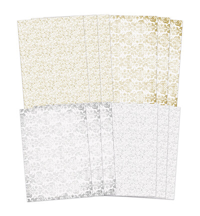 03-10080GGF - Cosmic Shimmer - Gilded to Grunge Damask & Script - Foiled Cardstock - Detail 4 03-10080GGF - Cosmic Shimmer - Gilded to Grunge Damask & Script - Foiled Cardstock - Detail 4