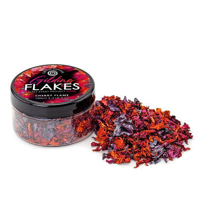 32-GF006-100 - Cosmic Shimmer - Gilding Flakes - Cherry Flame 100ml - Gilding Flakes - Detail 1 32-GF006-100 - Cosmic Shimmer - Gilding Flakes - Cherry Flame 100ml - Gilding Flakes - Detail 1