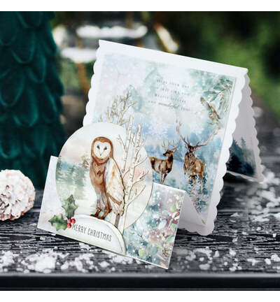 17-10076WCA - Katy Sue Designs - Kit de cartes pop-up – Watercolour Christmas Animals - Card Making Kits - Detail 2 17-10076WCA - Katy Sue Designs - Kit de cartes pop-up – Watercolour Christmas Animals - Card Making Kits - Detail 2