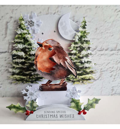 17-10076WCA - Katy Sue Designs - Kit de cartes pop-up – Watercolour Christmas Animals - Card Making Kits - Detail 3 17-10076WCA - Katy Sue Designs - Kit de cartes pop-up – Watercolour Christmas Animals - Card Making Kits - Detail 3