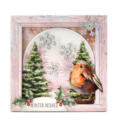17-10076WCA - Katy Sue Designs - Kit de cartes pop-up – Watercolour Christmas Animals - Card Making Kits - Detail 5 17-10076WCA - Katy Sue Designs - Kit de cartes pop-up – Watercolour Christmas Animals - Card Making Kits - Detail 5
